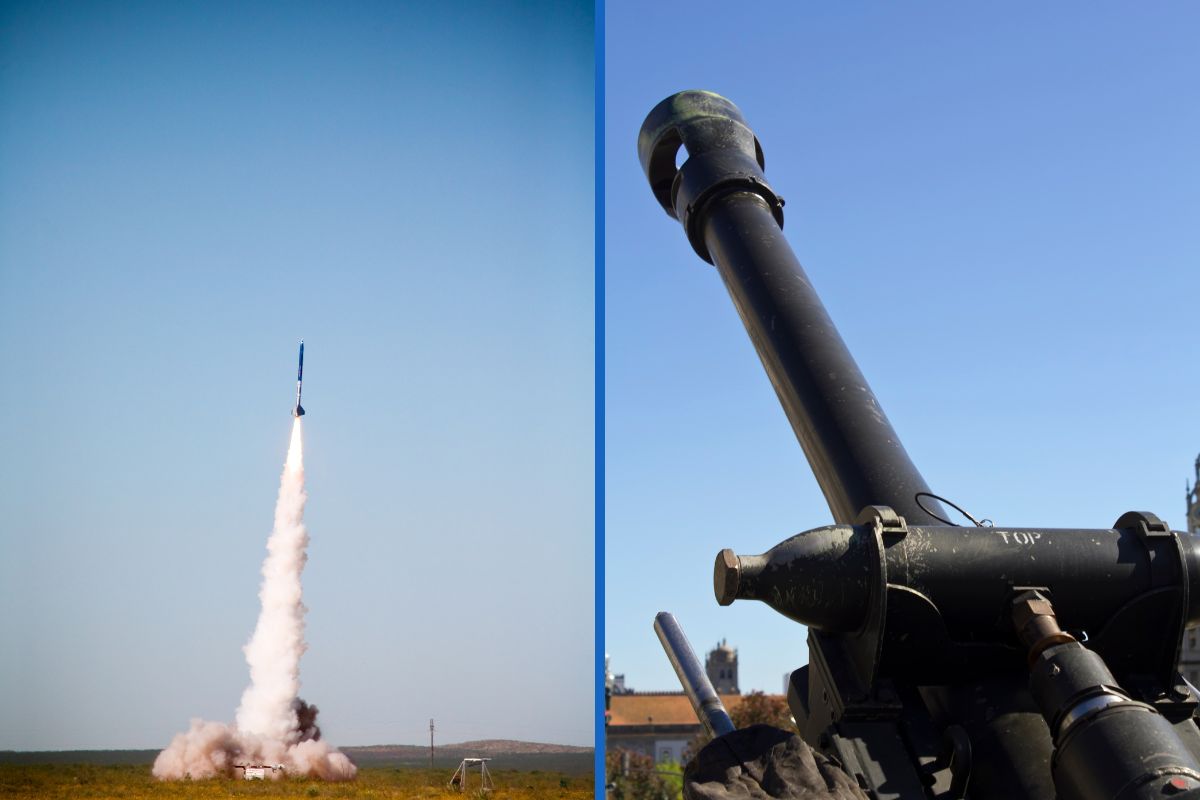 rocket vs artillery